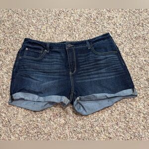 Women's size 16 Time and Tru Blue Denim Shorts